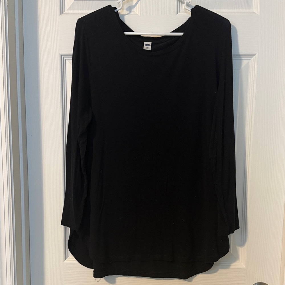 Old Navy Black Long Sleeve Top